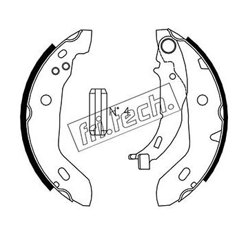 Sada brzdových čelistí fri.tech. 1052.122