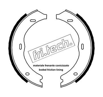 Sada brzdových čelistí, parkovací brzda fri.tech. 1052.135