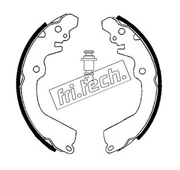 Sada brzdových čelistí fri.tech. 1064.167