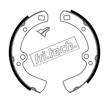 Sada brzdových čelistí fri.tech. 1067.134