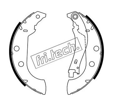 Sada brzdových čelistí fri.tech. 1079.190