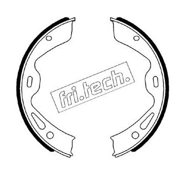 Sada brzdových čelistí, parkovací brzda fri.tech. 1083.004