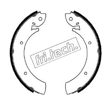 Sada brzdových čelistí fri.tech. 1088.207