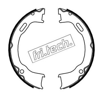 Sada brzdových čelistí, parkovací brzda fri.tech. 1088.239