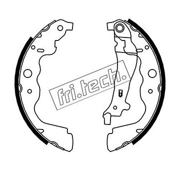 Sada brzdových čelistí fri.tech. 1088.240
