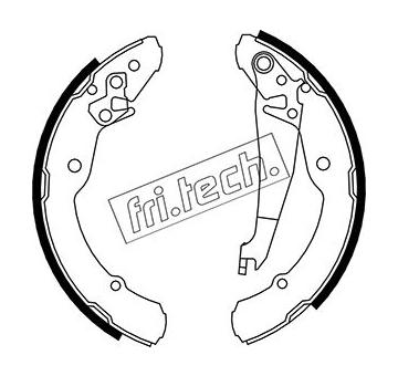 Sada brzdových čelistí fri.tech. 1106.219