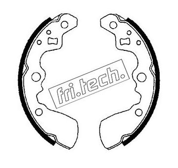 Sada brzdových čelistí fri.tech. 1111.238