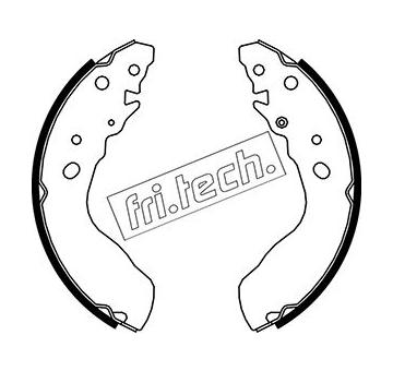 Sada brzdových čelistí fri.tech. 1111.245