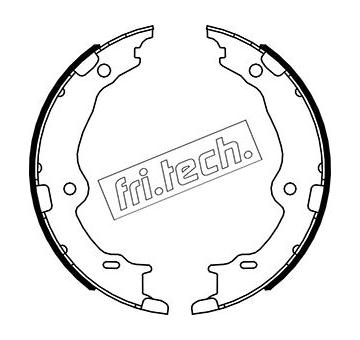 Sada brzdových čelistí, parkovací brzda fri.tech. 1115.327