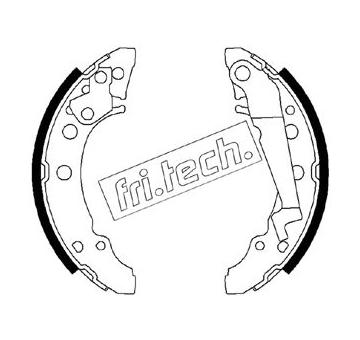 Sada brzdových čelistí fri.tech. 1124.288
