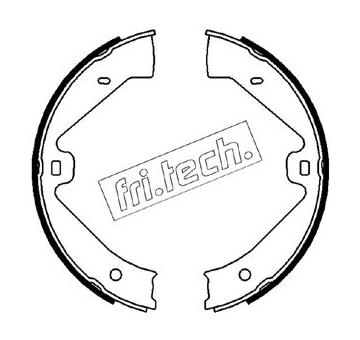 Sada brzdových čelistí, parkovací brzda fri.tech. 1124.289