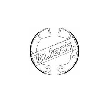 Sada brzdových čelistí, parkovací brzda fri.tech. 1253.670