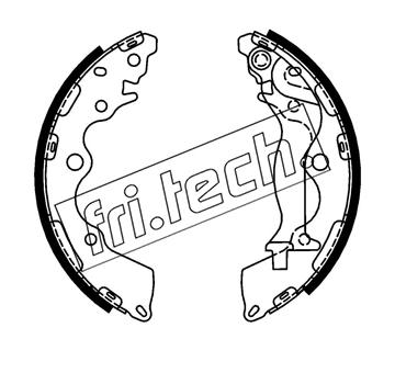 Sada brzdových čelistí fri.tech. 1253.739