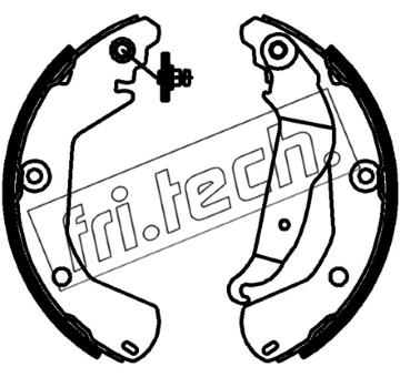Sada brzdových čelistí fri.tech. 1253.789