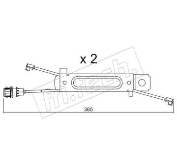 Vystrazny kontakt, opotrebeni oblozeni fri.tech. SU.245K