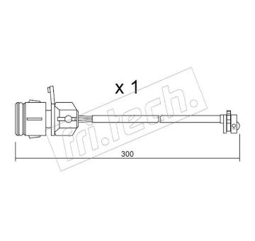 Vystrazny kontakt, opotrebeni oblozeni fri.tech. SU.249