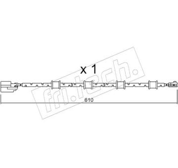 Vystrazny kontakt, opotrebeni oblozeni fri.tech. SU.321