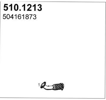 vlnovec výfuku ASSO IVECO