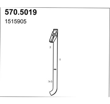 Výfuková trubka ASSO 570.5019