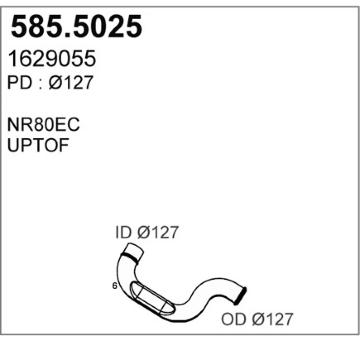 Výfuková trubka ASSO 585.5025