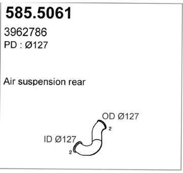 Výfuková trubka ASSO 585.5061