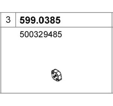 Montazni sada, tlumic vyfuku ASSO 599.0385