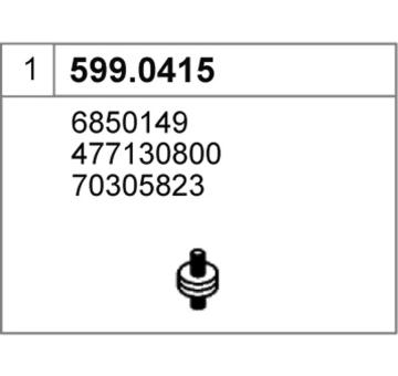 Montazni sada, tlumic vyfuku ASSO 599.0415