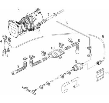 Nezávislé vytápění WEBASTO 9030723C