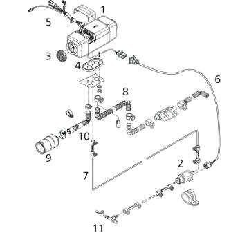 Nezávislé vytápění WEBASTO 9032227B