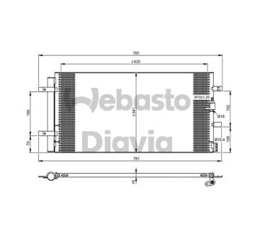 Kondenzátor, klimatizace WEBASTO 82D0226294MA