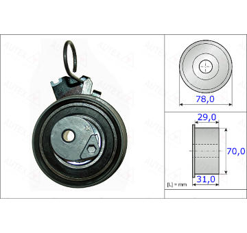 Napínací kladka, ozubený řemen AUTEX 654871