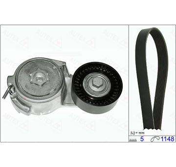 Sada žebrovaných klínových řemenů AUTEX 702813