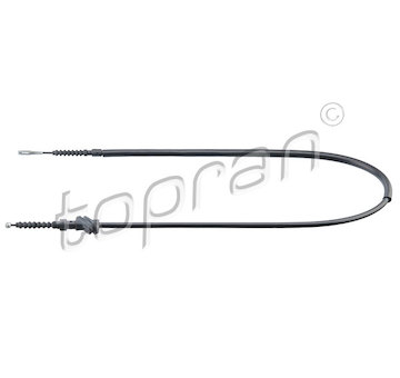 Tažné lanko, parkovací brzda TOPRAN 104 345
