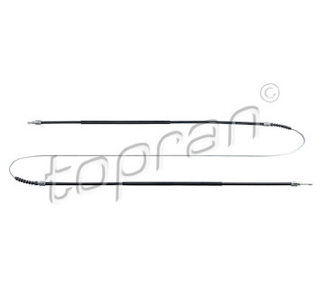 Tažné lanko, parkovací brzda TOPRAN 721 642