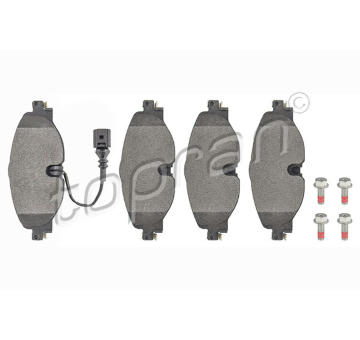 Sada brzdových destiček, kotoučová brzda TOPRAN 115 810