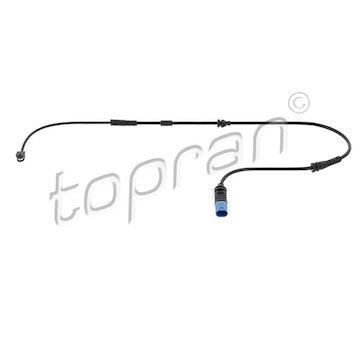 Sensor, opotrebeni brzdoveho oblozeni TOPRAN 638 957