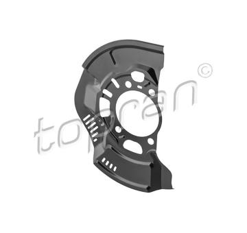 Ochranný plech proti rozstreku, Brzdový kotúč TOPRAN 601 301