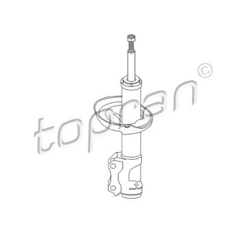 Tlumič pérování TOPRAN 108 364