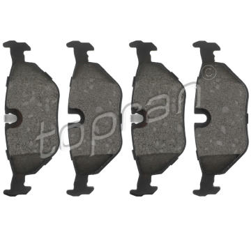 Sada brzdových platničiek kotúčovej brzdy TOPRAN 500 383