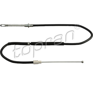 Tažné lanko, parkovací brzda TOPRAN 114 352