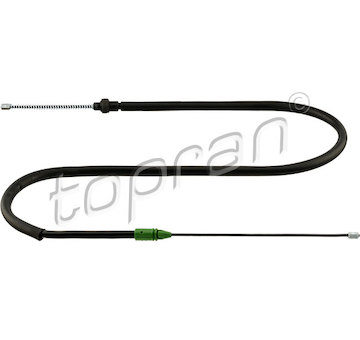 Tažné lanko, parkovací brzda TOPRAN 700 938