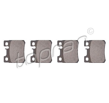 Sada brzdových destiček, kotoučová brzda TOPRAN 400 429