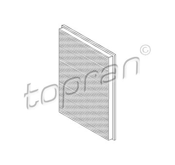 Filtr, vzduch v interiéru TOPRAN 103 588