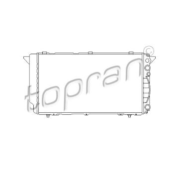 Chladič, chlazení motoru TOPRAN 112 295