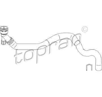 Hadice chladiče TOPRAN 112 019