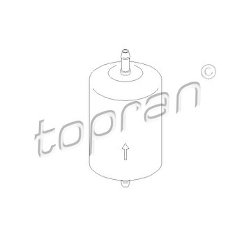 palivovy filtr TOPRAN 401 032