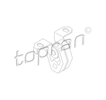Držák, výfukový systém TOPRAN 108 730