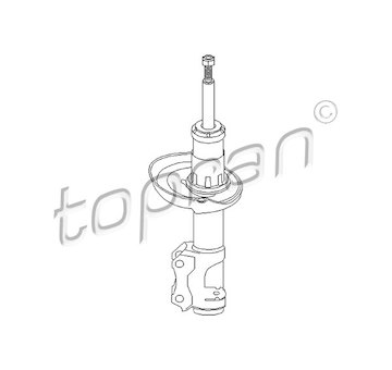 Tlumič pérování TOPRAN 108 367