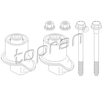 Lozisko-sada, teleso napravy TOPRAN 111 007