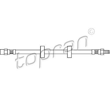 Brzdová hadice TOPRAN 104 232
